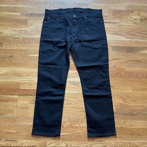 Men’s Levi’s 514 Black Straight Stretch Denim